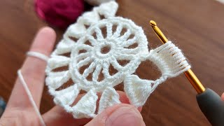 Super Easy Crochet Knitting Motif Çok Kolay Muhteşem Tığ İşi Motif Yapılışı [upl. by Notsur5]