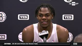 Dayron Sharpe shares his reaction after the Nets win [upl. by Mccutcheon]