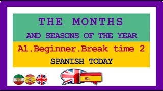 The seasons and months of the year” in Spanish [upl. by Tamis]