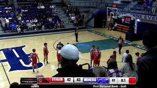 Boys Basketball Stigler vs Hartshorne 2023 [upl. by Nnairol]