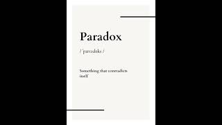 paradox meaning [upl. by Nortal626]