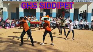 dille india o sainika dance performance by GHS Siddipet students sandeepramini3659 [upl. by Lindbom]