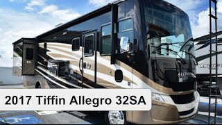 2017 Tiffin Allegro 32SA  Class A Motorhome [upl. by Khalid]