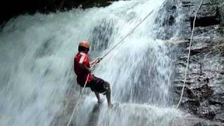 Waterfall Abseiling Ulu Geruntum Gopeng Perak [upl. by Brozak449]