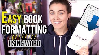 HOW TO FORMAT A BOOK IN WORD 📚 basic novel formatting using microsoft word [upl. by Nallij]