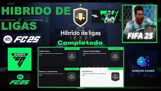 EA FC 25 SBC HÍBRIDO DE LIGAS  DAME CINCO TACOS DE SIETE LIGAS NUEVE Y CARTON LLENO  XI PRIMEROS [upl. by Isla455]