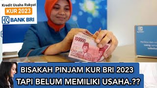 BISAKAH PINJAM KUR BRI 2023 TAPI BELUM PUNYA USAHA [upl. by Sanjay]