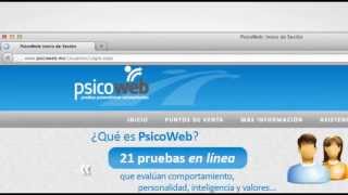 PsicoWeb Paso a Paso [upl. by Vivianna]