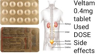 Veltam 04mg tablet uses in Bengali language Used Dose and side effects [upl. by Flor]