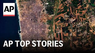 Satellite images show demolition along IsraelGaza border I Top Stories [upl. by Yrnehnhoj]