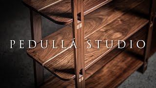 PEDULLA STUDIO  Building a Walnut Bookcase with Mortise and Tenons [upl. by Dottie874]