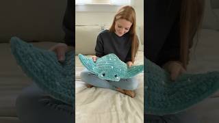 Mega Crochet Ray  2 Feet Wide  crochet amigurumi [upl. by Adimra482]