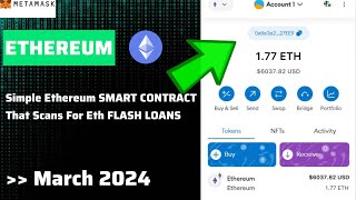 Ethereum Smart Contract to Execute a Flash Loan  TICK INCLUDE NIGHTLY BUILDS before compiling [upl. by Yentyrb]