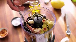 Olive Tapenade Recipe  KitchenAid® Cordless Food Chopper [upl. by Dawaj269]