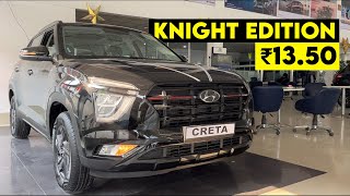 New Hyundai Creta Knight Edition S Plus 2022 On Road Price Features Interior and Exterior Review [upl. by Marcellina]