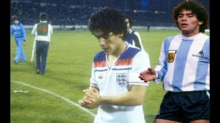 19 YEAR OLD DIEGO MARADONA  UNBELIEVABLE PERFORMANCE VS ENGLAND [upl. by Ardnassela]