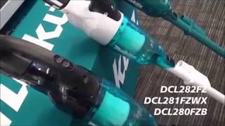 Makita DCL280 DCL281 DCL282 brushless Stick Vac range [upl. by Nerta313]