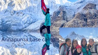 ANNAPURNA BASE CAMP VLOG [upl. by Keelin]