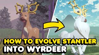 How To Evolve Stantler Into Wyrdeer In Pokemon Legends Arceus [upl. by Ichabod]