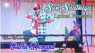 Sun Saathiya  Lyrical Freestyle  Hrudurampur  Sm Swarup sunsaathiya dance performance new [upl. by Siegfried]