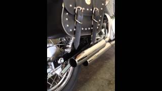 2005 Yamaha Virago XV250 Exhaust Mod  Part 1 [upl. by Huber]