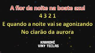 Boate azul Karaoke 1 tom abaixo [upl. by Wardlaw]