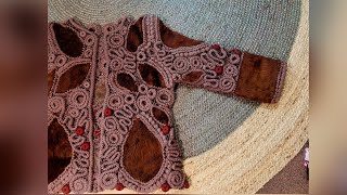 قلاببافی کت خز ایرلندی پارت ۹ crochet Irish fur coat part9 [upl. by Ursulina]