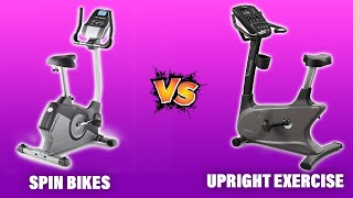 Spin Bikes vs Upright Exercise Bikes What Are The Differences A Detailed Comparison [upl. by Diarmit]