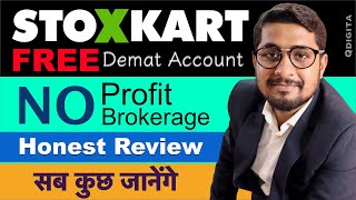 Stoxkart Review  Stoxkart FREE DEMAT ACCOUNT Reviews in Hindi  No PROFIT NO Brokerage Free Demat [upl. by Igal]