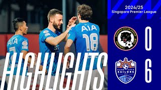 HIGHLIGHTS Tanjong Pagar United vs Lion City Sailors  Victory in the West [upl. by Ecnahs]