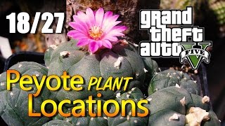 GTA 5  Peyote Plant Locations 1827 [upl. by Mllly]