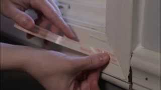 Installing Window Film Insulation [upl. by Haskell]