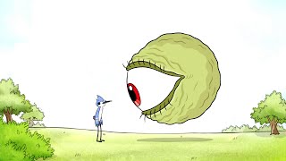 Regular Show  Mordecai VS Peeps In Eye Starring Contest [upl. by Busiek]