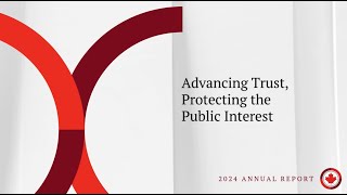 Advancing Trust Protecting the Public Interest  2024 Annual Report [upl. by Nywrad]