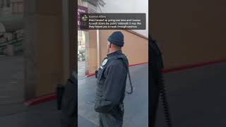 Security Guard gets in my face for filming shorts 1stamendment lasvegas [upl. by Egin]