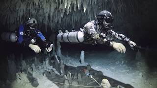 CAVE DIVING  CENOTE MONKEY DUST [upl. by Nylkcaj]