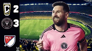 🟢⚽️ GOLAZOS de MESSI  COLUMBUS CREW vs INTER MIAMI 23  LIGA MLS [upl. by Bullough239]