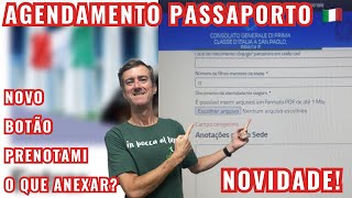 Passaporte Italiano  Novo Arquivo Prenotami  O que anexar e como  E mais info sobre Passaporto [upl. by Fornof726]