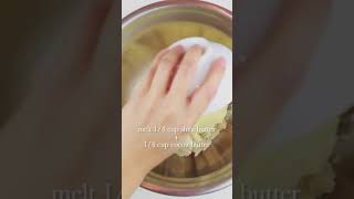 Homemade Whipped Body Butter Recipe  DIY shorts [upl. by Salahi]