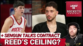 Reed Sheppard Highest Ceiling Of Houston Rockets Core  Alperen Sengun Talks Contract Extension [upl. by Nnasor]