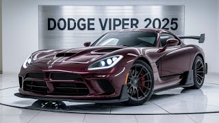 American Muscle at Its Best 2025 Dodge ViperDodgeViper [upl. by Groot535]