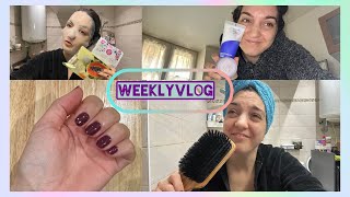 WeeklyVlog  Fatiguée j’essaie de gérer  routine du dimanche Soinscheveux [upl. by Ahseim]