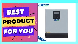 EASUN POWER 24V 220V 3kva off grid Inverter Pure Sine Wave 3000W Solar Charge [upl. by Atekin470]