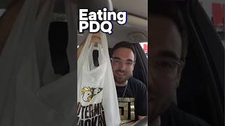 Eating PDQ Sauced Tenders fastfood [upl. by Latrell]