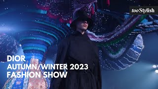 Dior Fashion Show  AutumnWinter 202324 Runway 4K  tooStylish [upl. by Noseyt821]