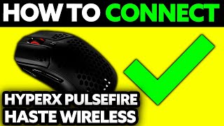 How To Connect HyperX Pulsefire Haste Wireless 2024  Step by Step [upl. by Lovash626]