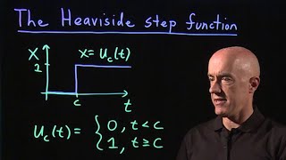 Heaviside step function  Lecture 32  Differential Equations for Engineers [upl. by Icats]