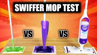 Swiffer Mop Test Sweeper WetJet and PowerMop [upl. by Sura]