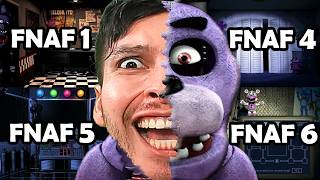 SOY un ANIMATRÓNICO en TODOS LOS JUEGOS DE FNAF FIVE NIGHTS AT FREDDYS SIMULATOR [upl. by Jerrylee682]