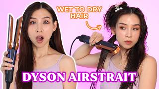 I Tried the Dyson Airstrait Straightener Pros amp Cons [upl. by Nathaniel148]